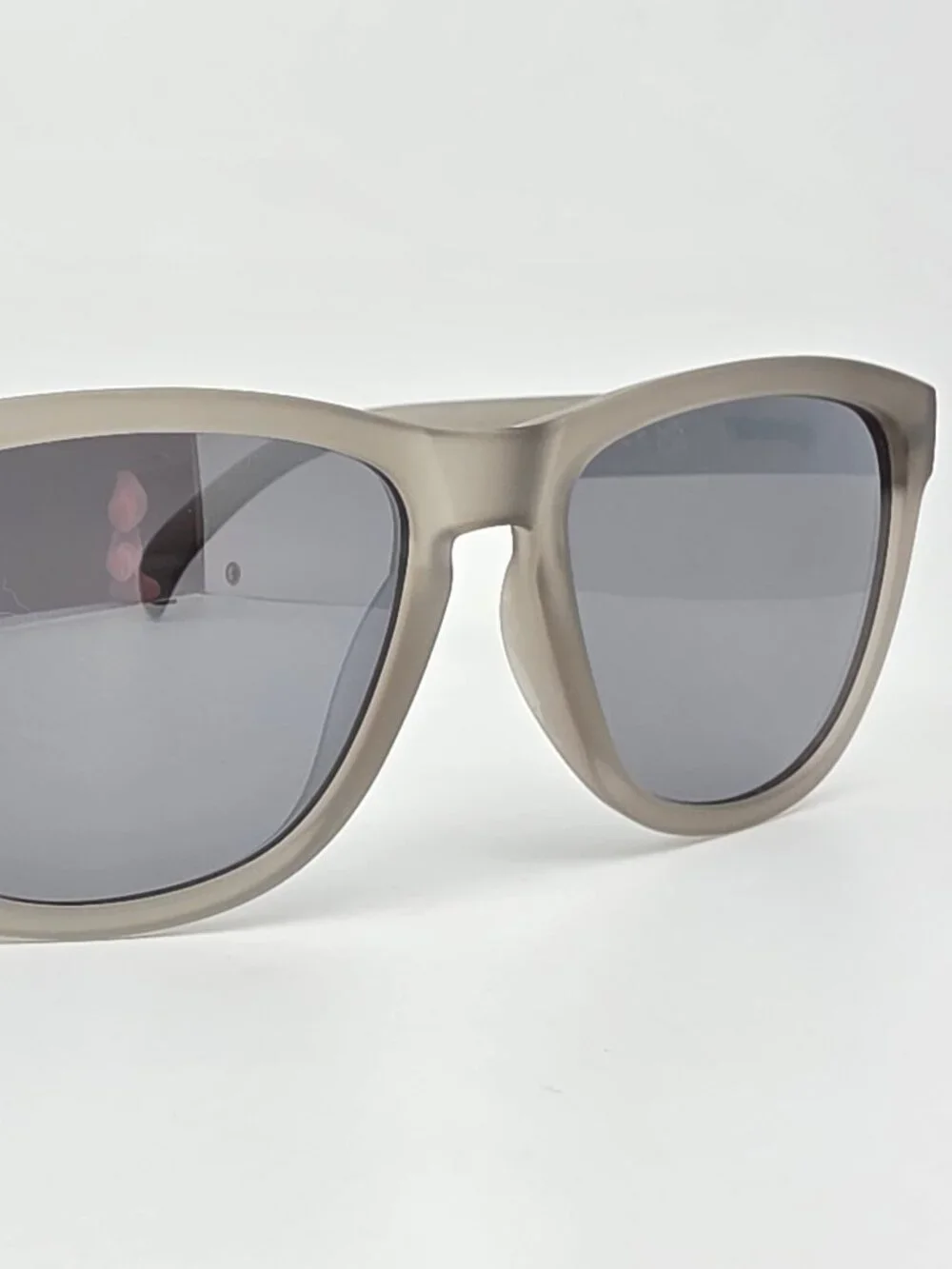 Goodr OG Going To Valhalla Crystal Grey Frame Polarized Chrome Lens Sunglasses